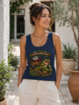 Tank Top — Retro Frog & Cart Rider Graphic “I Did Not Approve This”