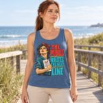 Tank Top — “The Public Writes the Next Line” Voting Rights Retro Graphic Tank