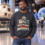 Robot 'Your Planet Is Out Of Warranty' Crewneck Sweatshirt