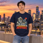 Robot 'Earth Requires an Immediate Restart' T-Shirt