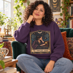 Mystic Radio Tarot Sweatshirt — "The Unheard Signal" Crewneck