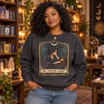 Mystic Radio Tarot Sweatshirt — "The Unheard Signal" Crewneck