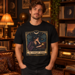 The Unheard Signal T-Shirt — Mystic Woman Signal Lamp Graphic Tee