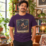 The Unheard Signal T-Shirt — Mystic Woman Signal Lamp Graphic Tee