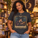 The Unheard Signal T-Shirt — Mystic Woman Signal Lamp Graphic Tee