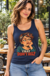 That Didn’t Help Tank Top — Funny Retro Sarcastic Graphic Vest