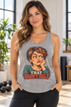That Didn’t Help Tank Top — Funny Retro Sarcastic Graphic Vest
