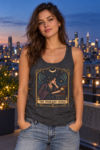 The Unheard Signal Tank Top — Retro Mystic Tarot Art Tank