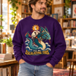 I'll Be Escalating This Sweatshirt — Dragon & Pelican Adventure Graphic Crewneck