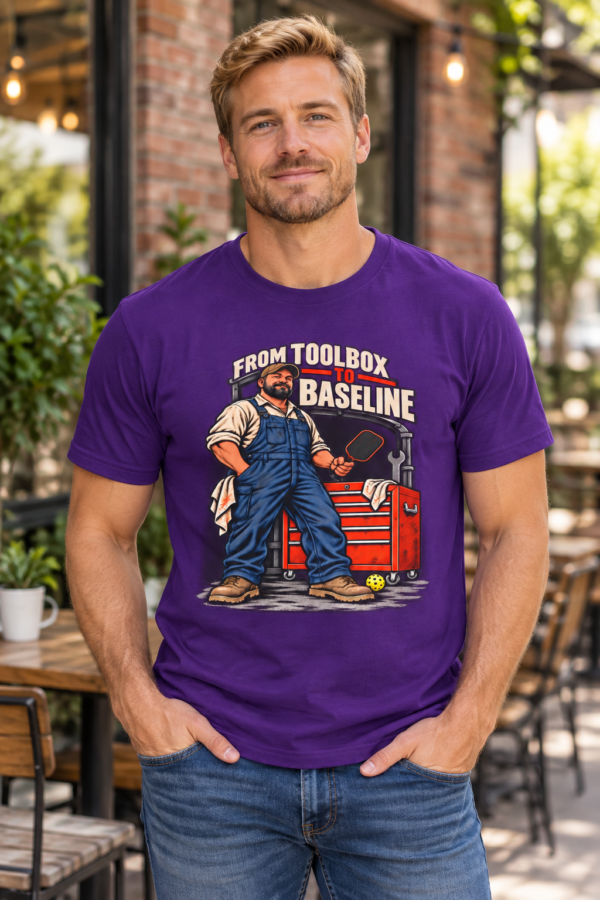 Mechanic T-Shirt — "From Toolbox to Baseline" Vintage Workshop Tee