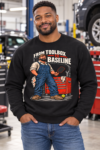 Mechanic Crewneck Sweatshirt — "From Toolbox to Baseline" Graphic
