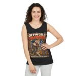 Offworld Loadworks sci-fi warehouse Mountain Goat Worker illustration Tank Top | space cargo loading