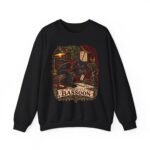 Bassoon Lover Sweatshirt — "My Familiar Plays the Bassoon" Vintage Orchestra Crewneck
