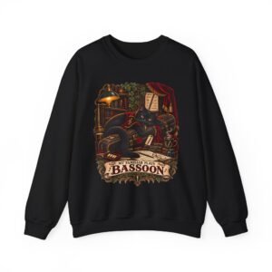 Bassoon Lover Sweatshirt — "My Familiar Plays the Bassoon" Vintage Orchestra Crewneck