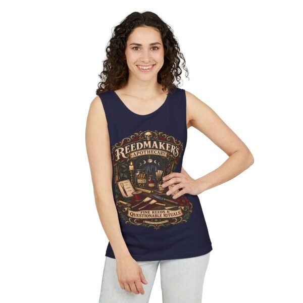 Reedmaker’s Apothecary Tank Top — “Fine Reeds & Questionable Rituals”