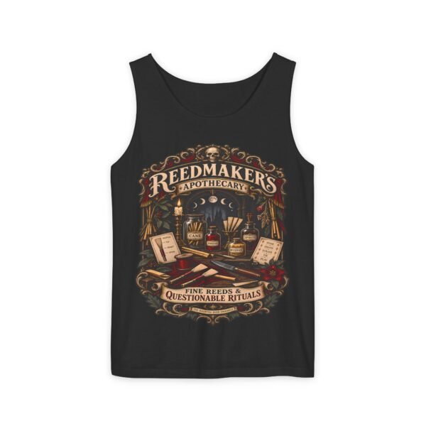 Reedmaker’s Apothecary Tank Top — “Fine Reeds & Questionable Rituals”