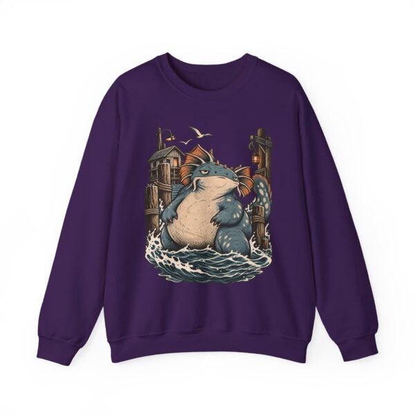 Sea Monster Harbor Beast Crewneck Sweatshirt