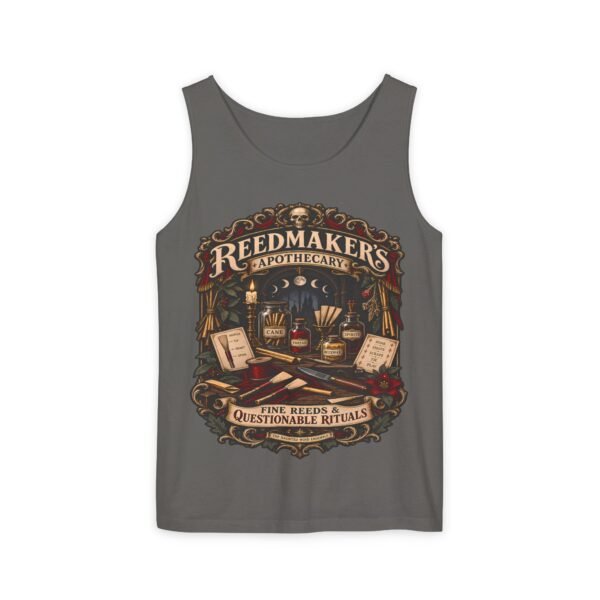 Reedmaker’s Apothecary Tank Top — “Fine Reeds & Questionable Rituals”