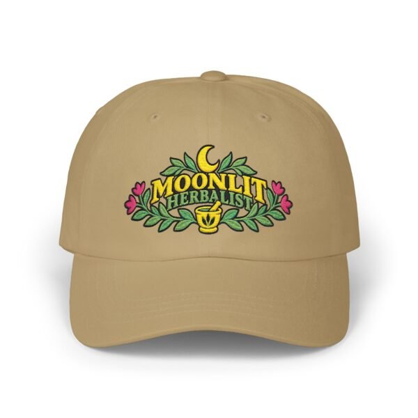 Dad Cap — Moonlit Herbalist Floral Embroidered Hat