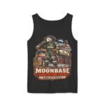 Moonbase Sanitation Crew Tank Top — Retro Space Janitor Graphic