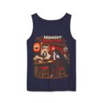 Midnight Ramen Shift Tank Top — Anime Night Owl Graphic Tank