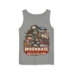 Moonbase Sanitation Crew Tank Top — Retro Space Janitor Graphic