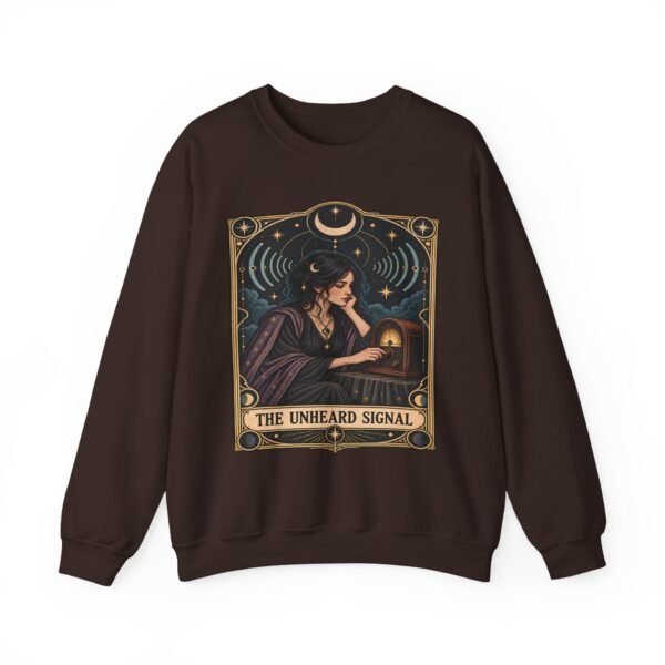 Mystic Radio Tarot Sweatshirt — "The Unheard Signal" Crewneck