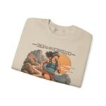 Trail Runner Crewneck Sweatshirt — Desert Hiking Graphic (Run to the Sunrise)