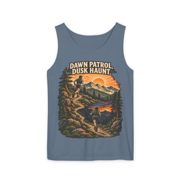 Dawn Patrol Dusk Haunt Tank Top — Vintage Mountain Hiking Graphic