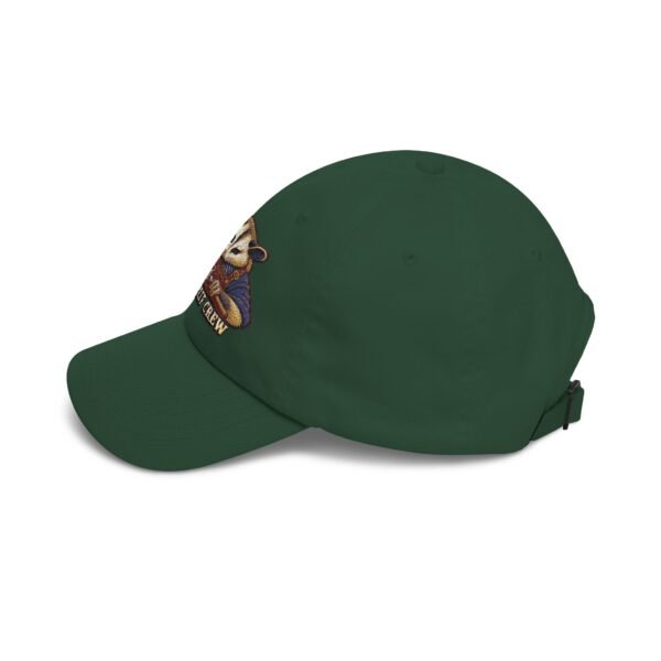 Puck Prep Crew Dad Cap — Embroidered Hockey Raccoon Baseball Hat