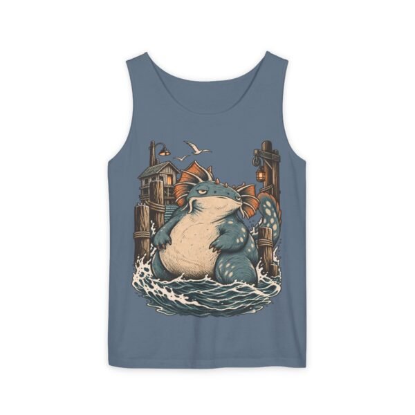 Sea Monster Tank Top — Cute Chubby Kraken Beach Illustration