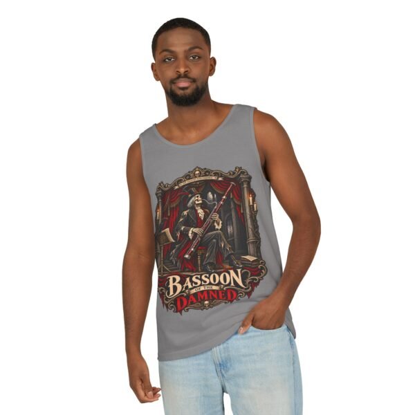 Bassoon Damn! Skeleton Bassoon Player Tank Top — Gothic Musician Tee