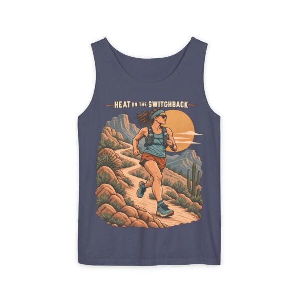 Trail Runner Tank Top — "Head to the Switchback" Desert Running Graphic