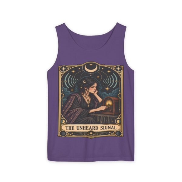 The Unheard Signal Tank Top — Retro Mystic Tarot Art Tank