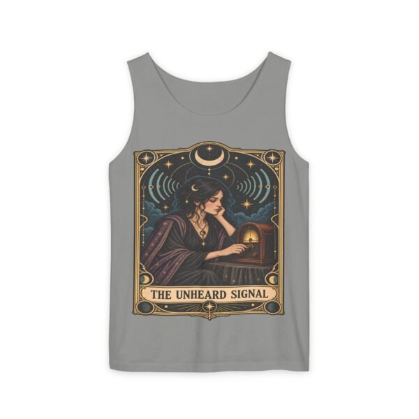 The Unheard Signal Tank Top — Retro Mystic Tarot Art Tank