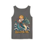 Escalating This Dragon Tank — Funny Sea-Dragon & Rooster Graphic Tank