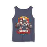 Circuit Strength Club Tank Top — Retro Robot Weightlifting Fitness Tank
