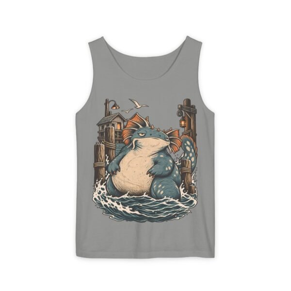 Sea Monster Tank Top — Cute Chubby Kraken Beach Illustration