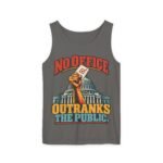 No Office Outranks The Public Tank Top — Voting Rights Graphic Tank
