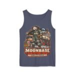 Moonbase Sanitation Crew Tank Top — Retro Space Janitor Graphic
