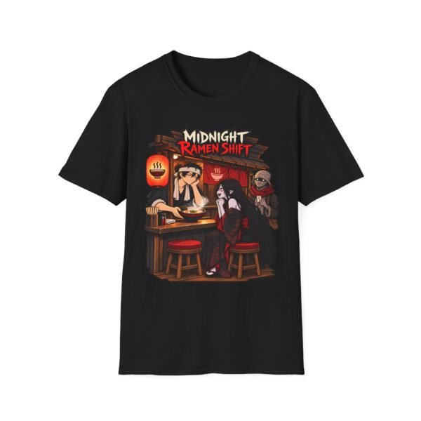 Midnight Ramen Shift Anime Ramen Shop T-Shirt