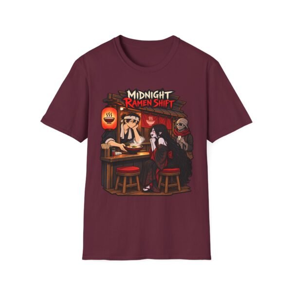 Midnight Ramen Shift Anime Ramen Shop T-Shirt