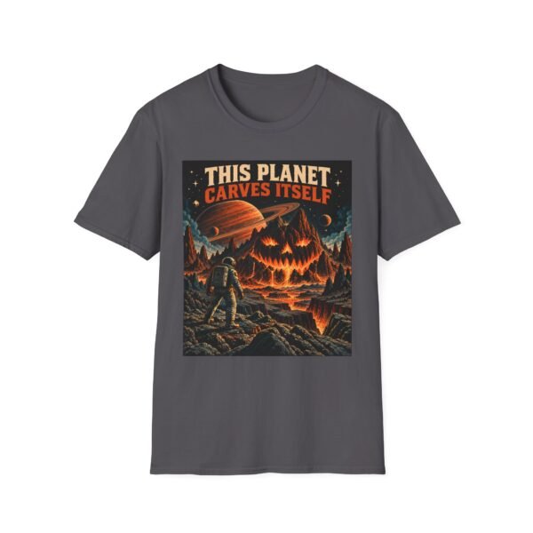 This Planet Carves Itself Graphic T-Shirt – Retro Space Explorer Tee