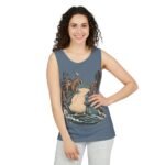 Sea Monster Tank Top — Cute Chubby Kraken Beach Illustration