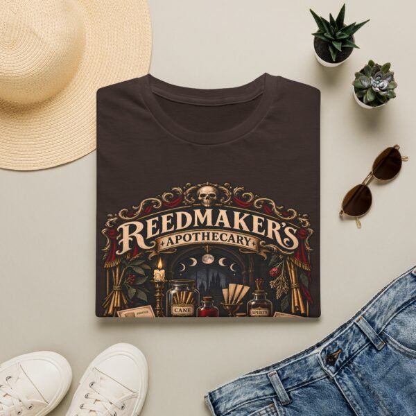 Apothecary Tee — “Reedmaker’s Apothecary” Vintage Witchcraft T-Shirt