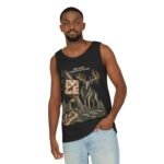Adventure Tank Top – “Not Lost, Just Taking the Scenic Route” Moose & Hiker Design