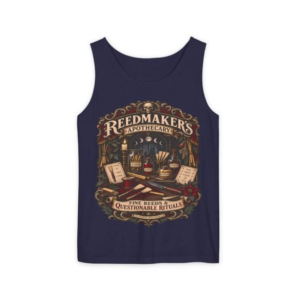 Reedmaker’s Apothecary Tank Top — “Fine Reeds & Questionable Rituals”