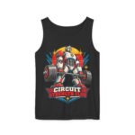 Circuit Strength Club Tank Top — Retro Robot Weightlifting Fitness Tank