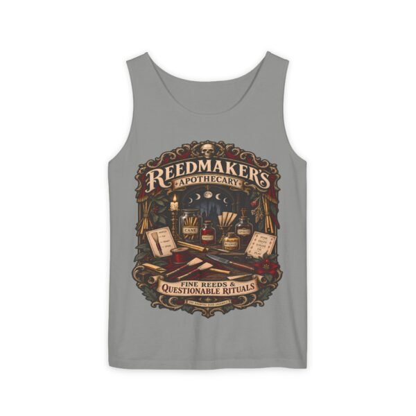 Reedmaker’s Apothecary Tank Top — “Fine Reeds & Questionable Rituals”