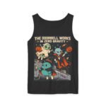 Zero Gravity Trick-or-Treat Tank — Cute Alien & Ghost Halloween